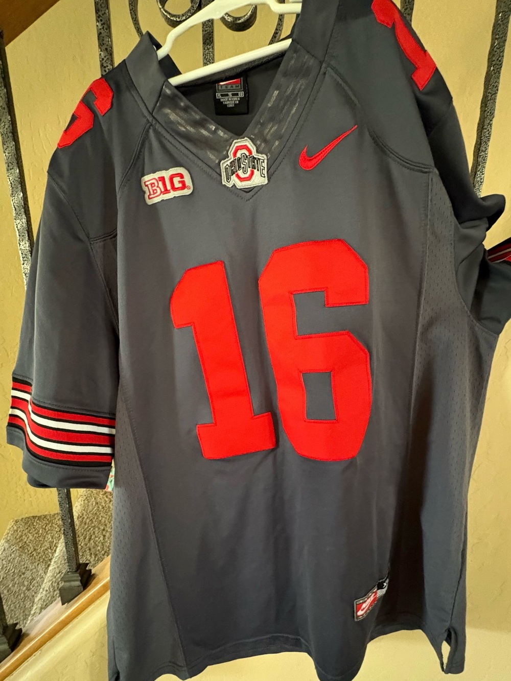 Nike Ohio State NCAA JT Barrett Football Jersey
